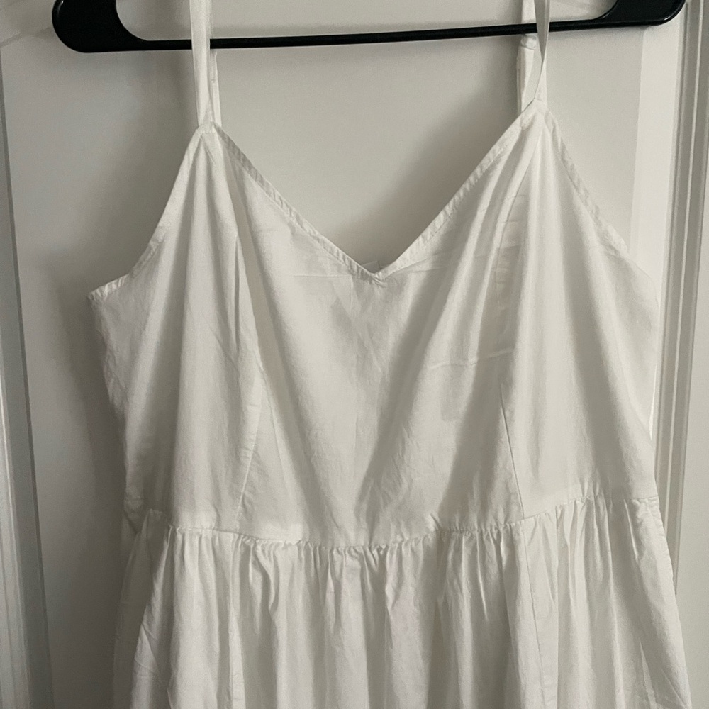 Old Navy White Midi Dress